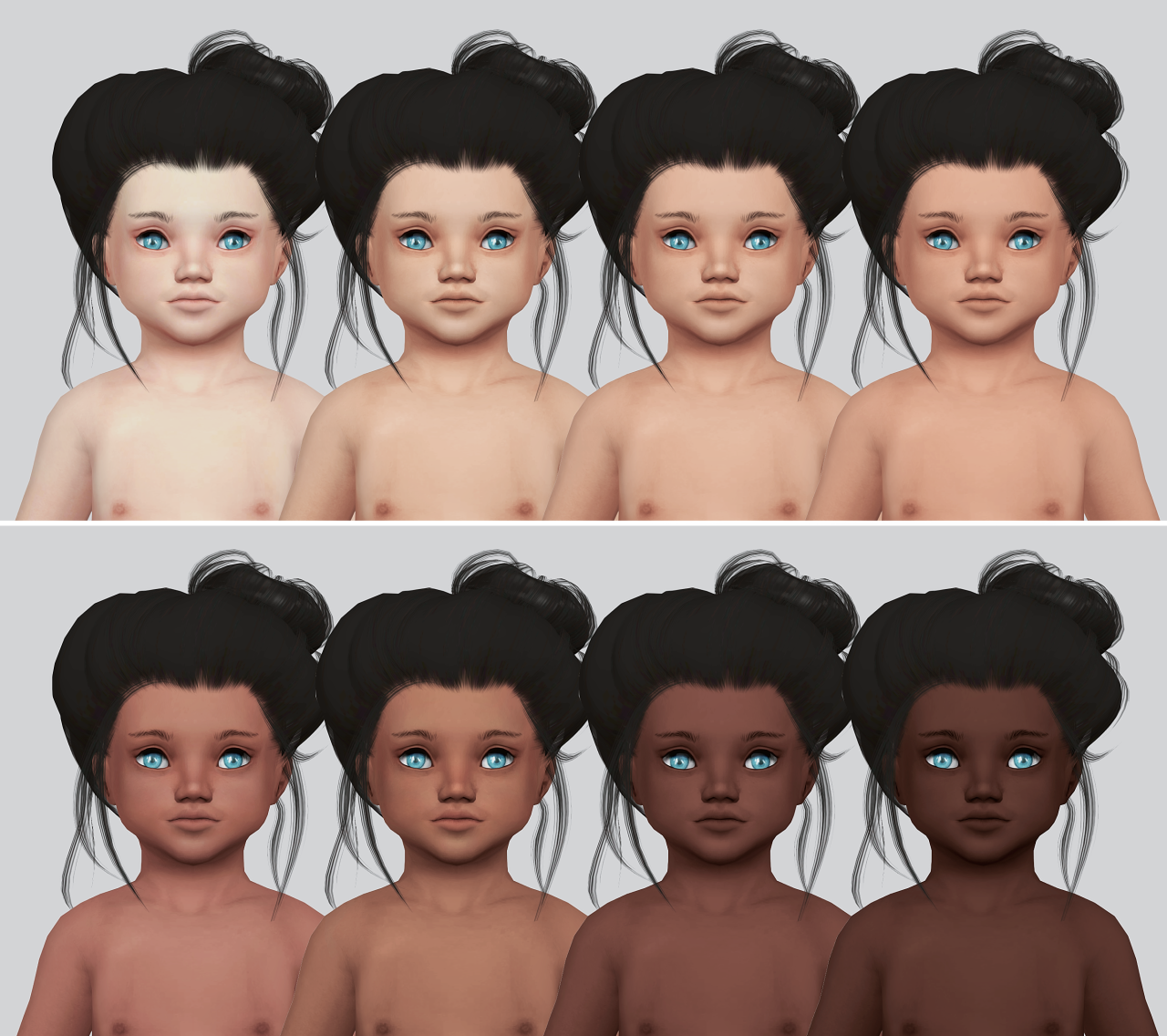 sims 4 skin map dark toddler sims 4 body texture